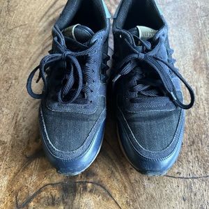 Valentino Garavani Women Rockrunner Trainers Sneakers denim blue Shoes Sz 37